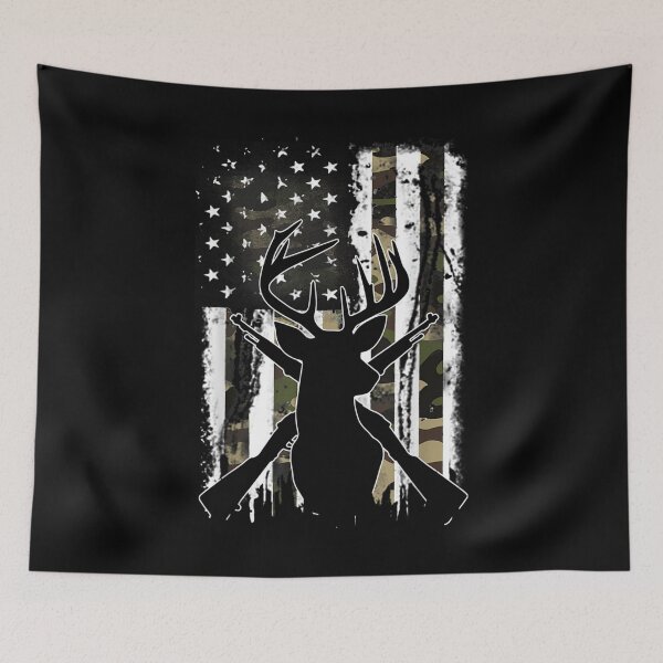 Item preview, Camo American Flag Deer Hunting Usa Hunter Gift designed and sold by angelata.