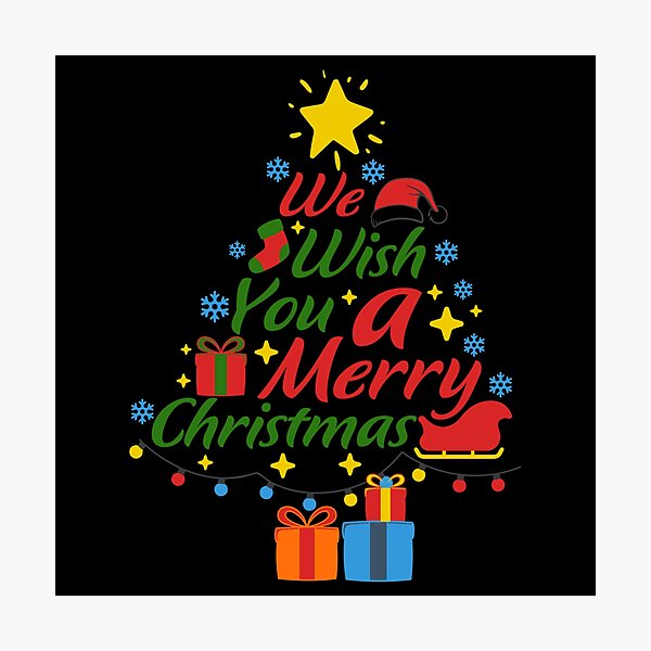 Item preview, Merry christmas tree designed and sold by angelusdark.