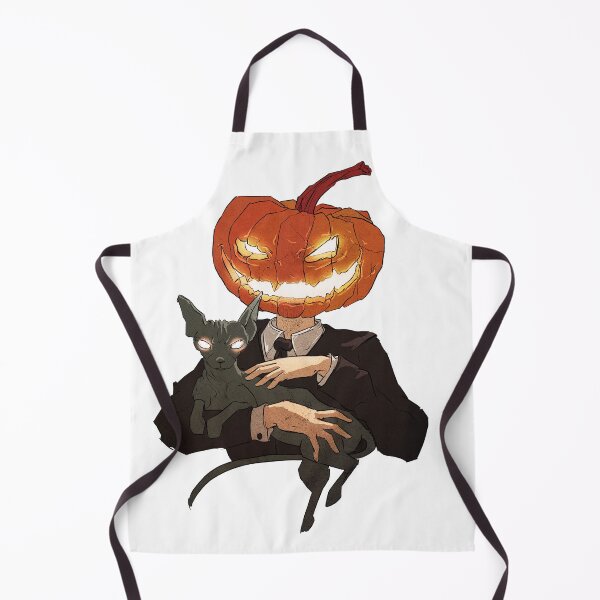 Item preview, Evil pumpkin with his sinister cat designed and sold by animalartium.