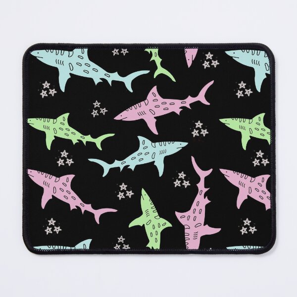 Item preview, Colourful Shark And Star Pattern designed and sold by FashionN5.