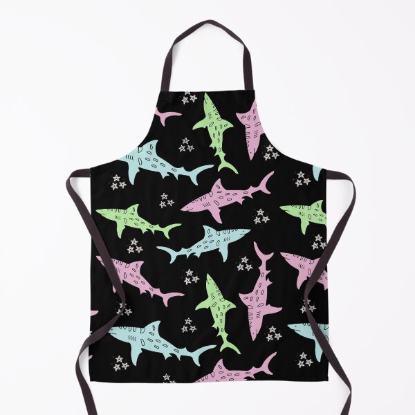 Item preview, Colourful Shark And Star Pattern designed and sold by FashionN5.