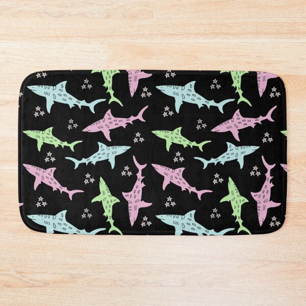 Item preview, Colourful Shark And Star Pattern designed and sold by FashionN5.