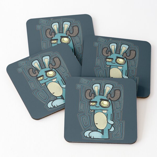 Item preview, Kelvin the unimpressed jackalope designed and sold by Breezeworks.