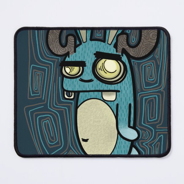 Item preview, Kelvin the unimpressed jackalope designed and sold by Breezeworks.