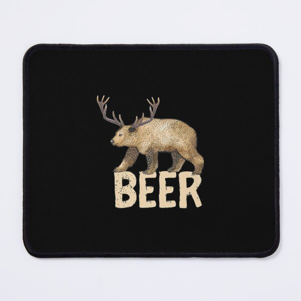 Item preview, Bear With Deer Antlers Beer Drinkers designed and sold by angelata.