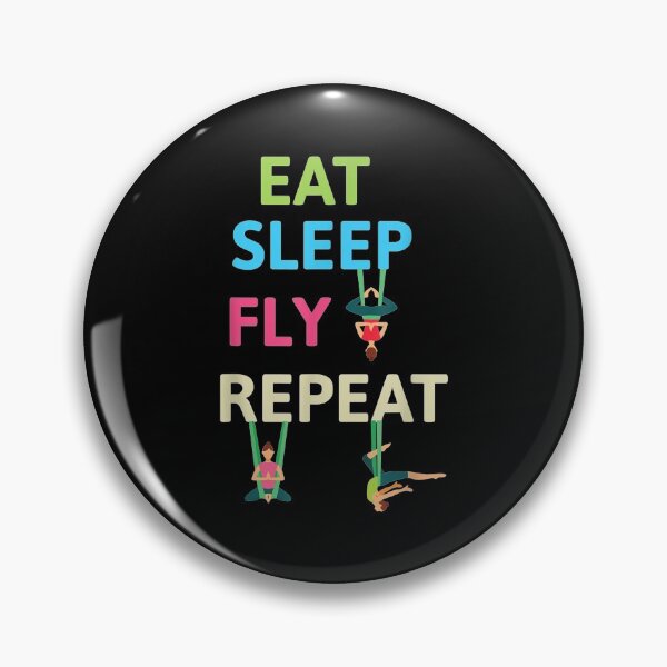 Item preview, Aerial Yoga Silks Eat Sleep Fly Repeat designed and sold by angelata.