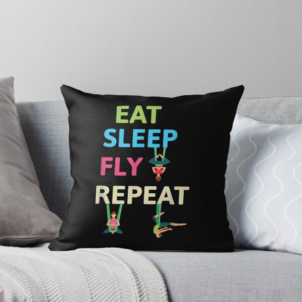 Item preview, Aerial Yoga Silks Eat Sleep Fly Repeat designed and sold by angelata.