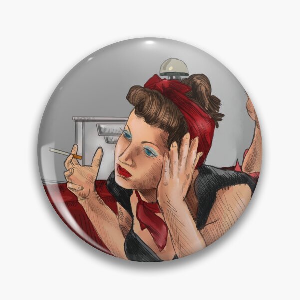 Item preview, Rockabilly Pin Up Greaser designed and sold by Fiendtown.