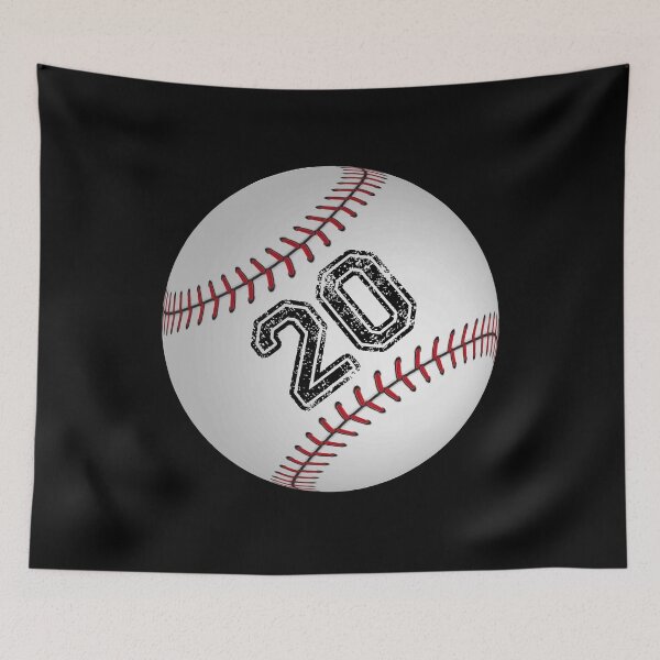 Item preview, Baseball ball number 20, twenty  designed and sold by TheCultStuff.