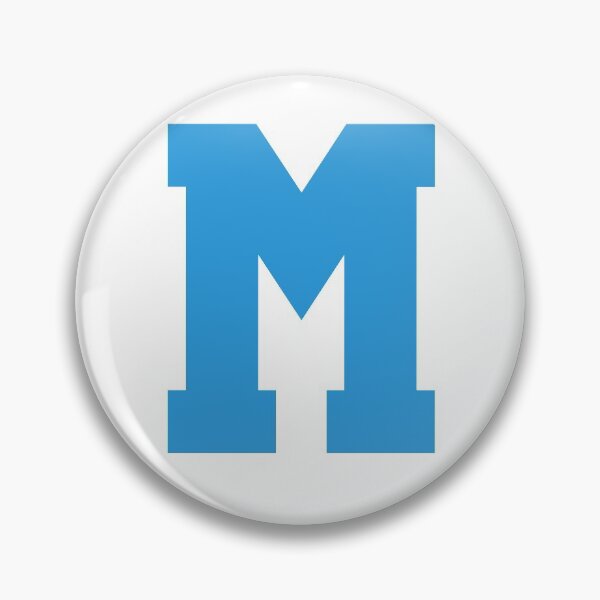 Item preview, Alphabet, Blue M, Sports letter M designed and sold by TheCultStuff.