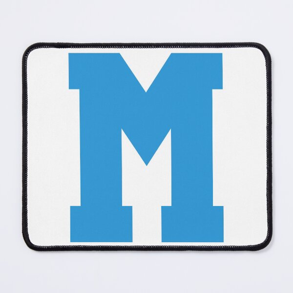Item preview, Alphabet, Blue M, Sports letter M designed and sold by TheCultStuff.