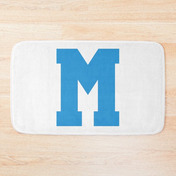 Item preview, Alphabet, Blue M, Sports letter M designed and sold by TheCultStuff.
