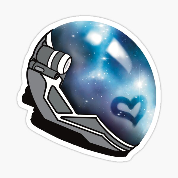 Astronaut Helmet Sticker