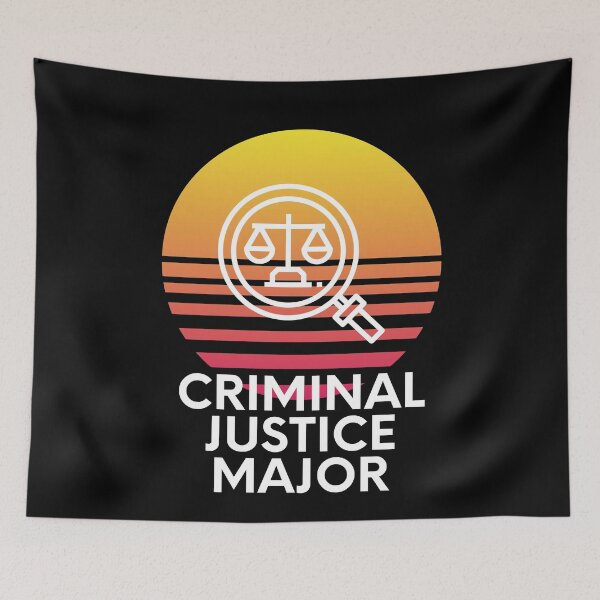 Item preview, Criminal Justice Major Colorful Sunset College Student Graphic designed and sold by EllConApparel.