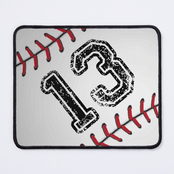 Item preview, Baseball ball number 13, thirteen  designed and sold by TheCultStuff.