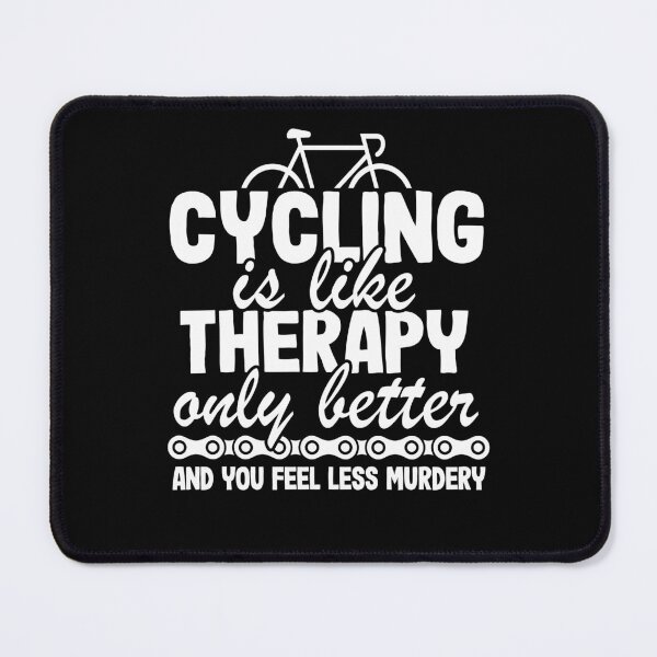 Item preview, Cycling Is Like Therapy Only Better Funny Cyclist Gift designed and sold by Stronzi.