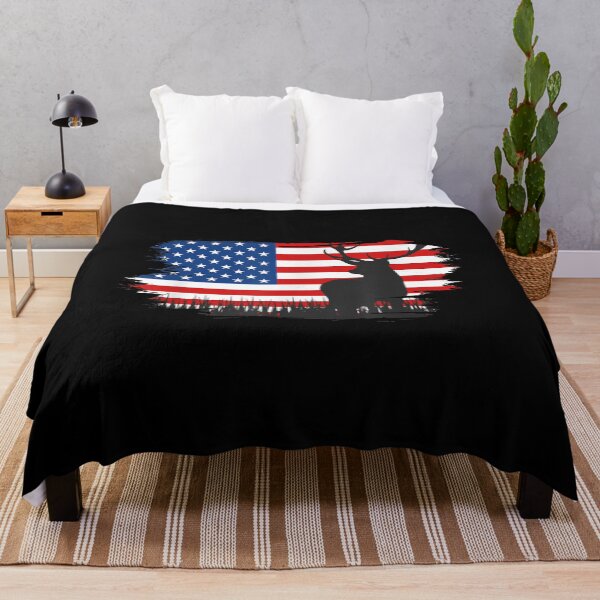 Item preview, Deer Hunting American Flag Gift Whitetail Buck Hunters Gift designed and sold by angelata.