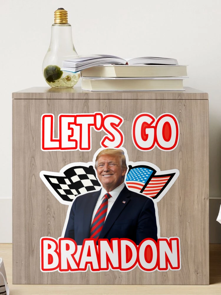 Let's go Brandon joe Biden 2024 trump usa America vote election 2024  President Biden 45 Democrat liberal  Sticker for Sale by tiffanator606