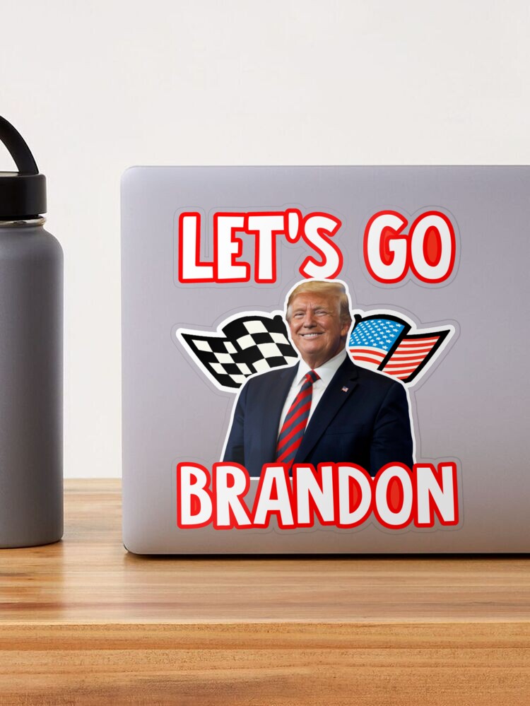 Vamos ao adesivo Brandon Bumper com bônus especial Biden - Participe