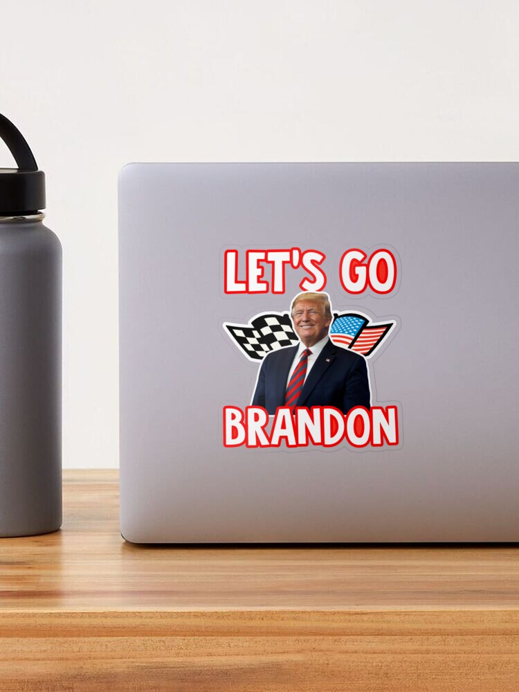 Let's go Brandon joe Biden 2024 trump usa America vote election 2024  President Biden 45 Democrat liberal  Sticker for Sale by tiffanator606