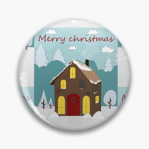 Item preview, Winter cozy holiday house designed and sold by Aleoma.
