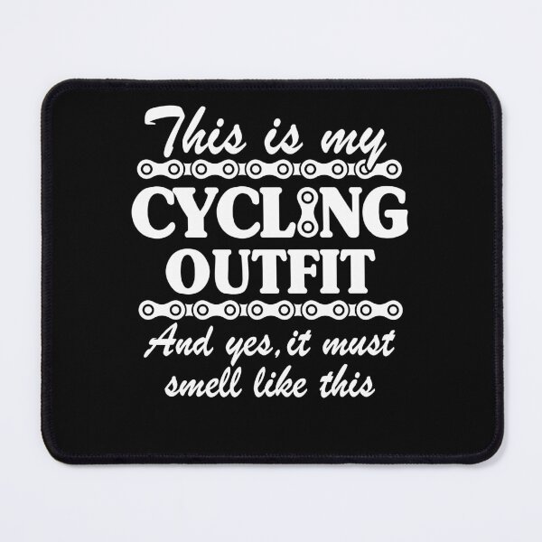 Item preview, This Is My Cycling Outfit Funny Cyclist Gift Biker Biking designed and sold by Stronzi.
