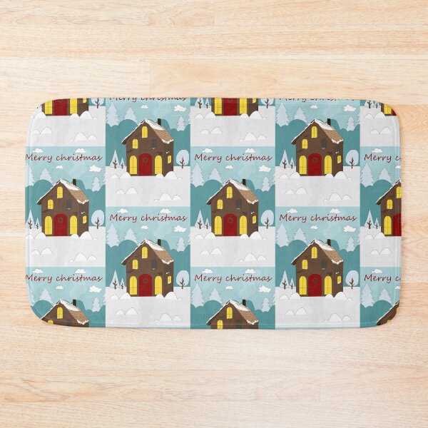 Item preview, Winter cozy holiday house designed and sold by Aleoma.