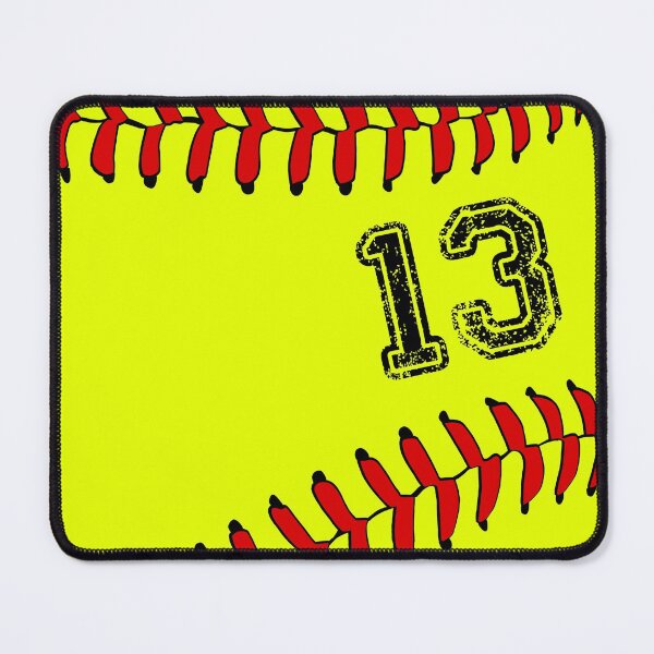 Item preview, Softball ball number 13, thirteen  designed and sold by TheCultStuff.