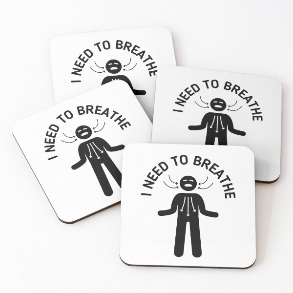 Artikelvorschau, Ich muss atmen - Stickman Black Version entworfen und verkauft von Stickman--.
