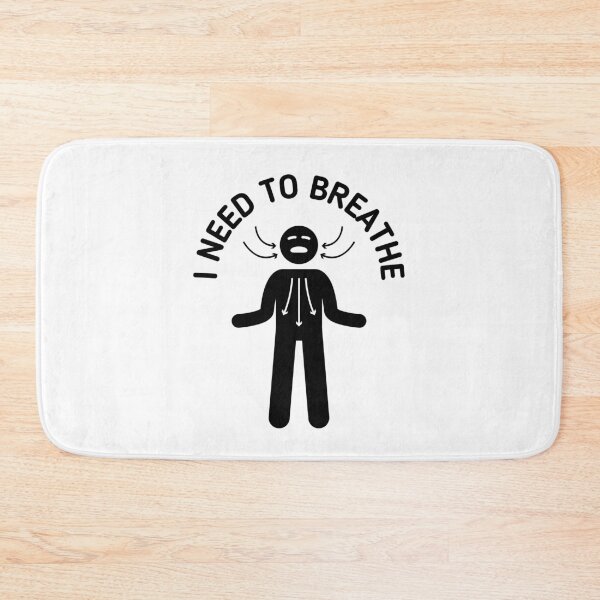 Item preview, I Need To Breathe - Stickman Black Version designed and sold by Stickman--.