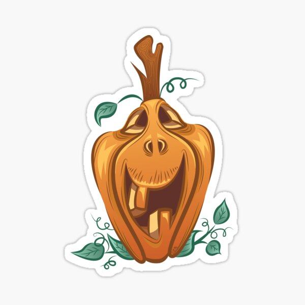 Joyful Pumpkin Sticker