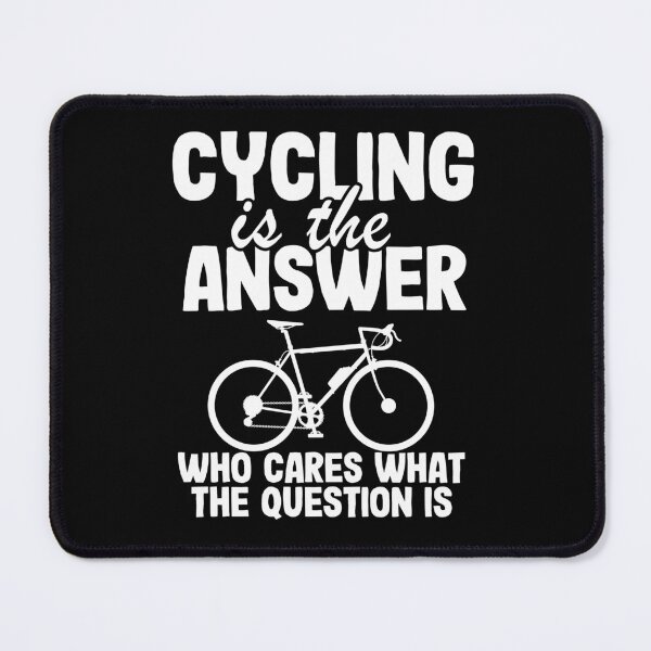 Item preview, Cycling Is The Answer Funny Cyclist Quote Biker Gift Quote designed and sold by Stronzi.