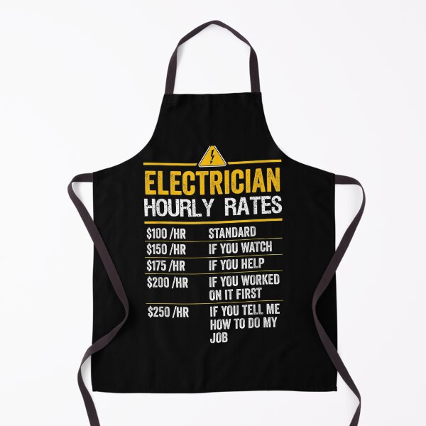 Item preview, Funny Electrician Hourly Rates Lineman for Electricians designed and sold by LucaAndreien.