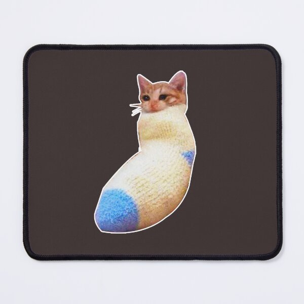 Item preview, sadcat crying cat in sock meme designed and sold by therustyart.