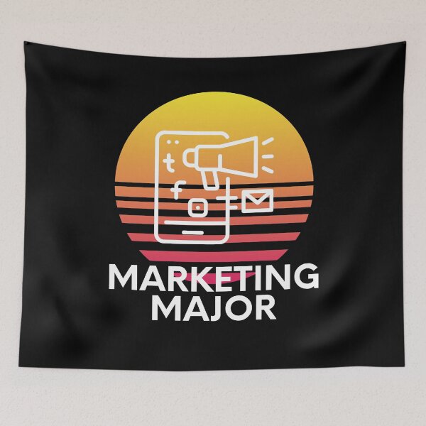 Item preview, Marketing Major Colorful Sunset College Student Graphic designed and sold by EllConApparel.