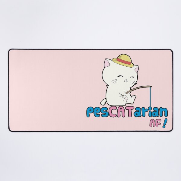 Item preview, PesCATarian AF! Cute Pescatarian Cat designed and sold by kittengallery.