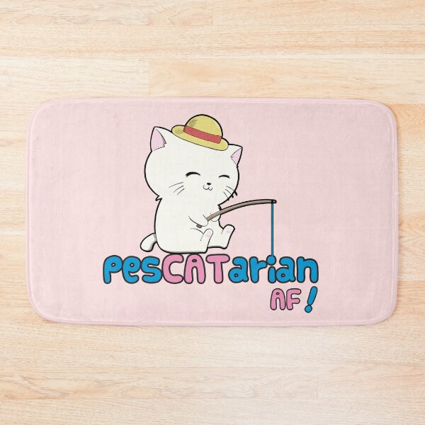Item preview, PesCATarian AF! Cute Pescatarian Cat designed and sold by kittengallery.