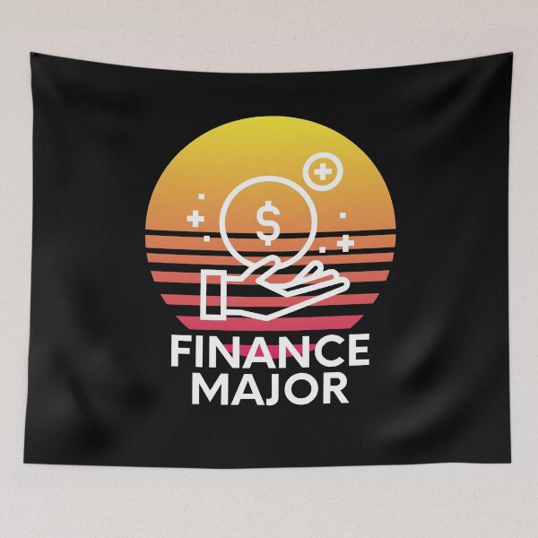 Item preview, Finance Major Colorful Sunset College Student Graphic designed and sold by EllConApparel.