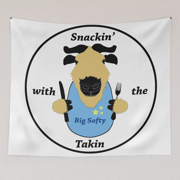 Aperçu de l'œuvre Snacking avec le Takin créée et vendue par ArtGalt.