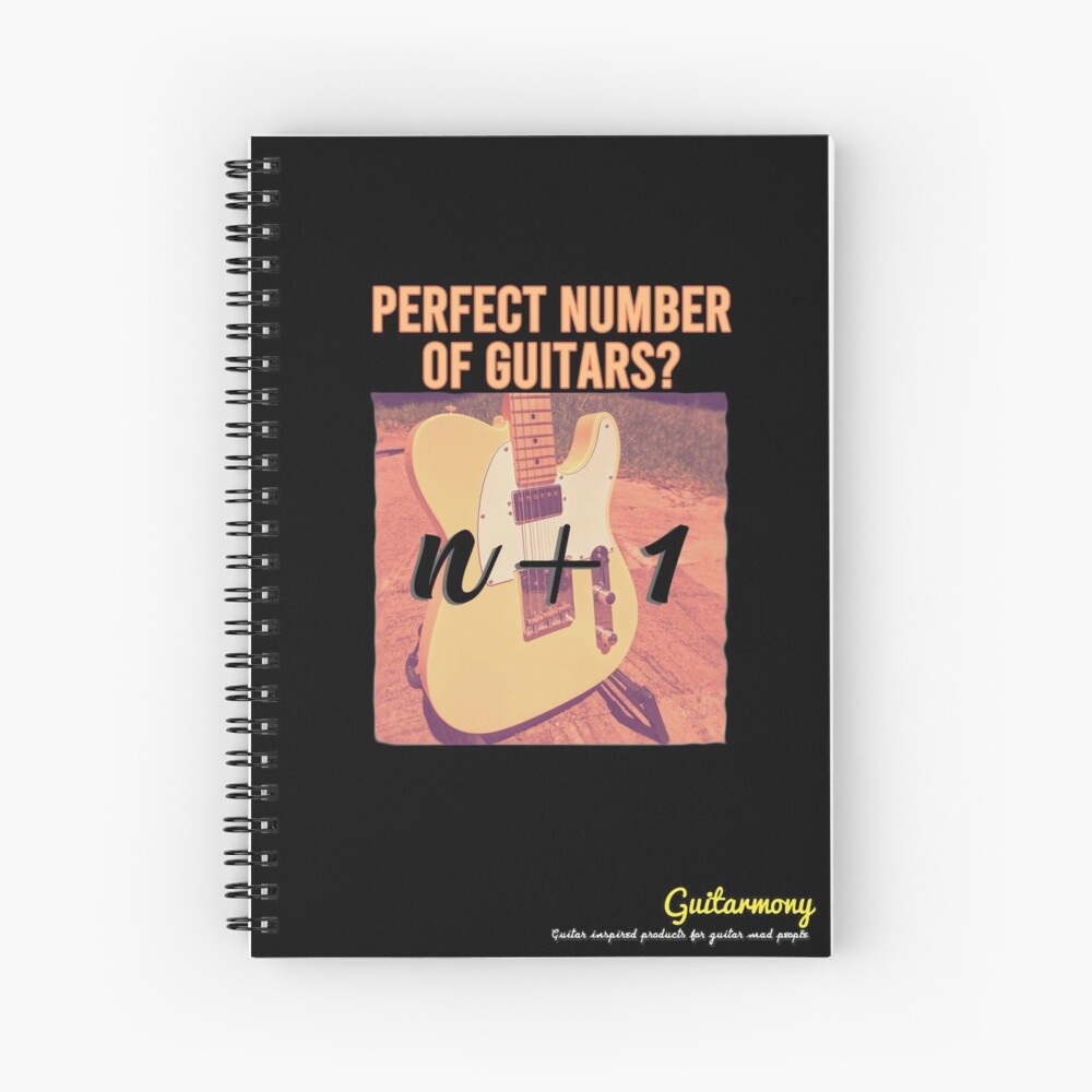 Item preview, Spiral Notebook designed and sold by Guitarmony.