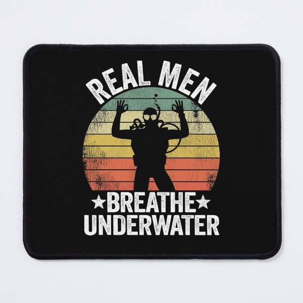 Item preview, Scuba Diving Dad Real Men Breathe Underwater designed and sold by Stronzi.