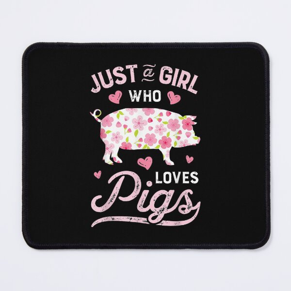 Item preview, Just a Girl who Loves Pigs Funny Pig Farmer designed and sold by Sayfullahsel.