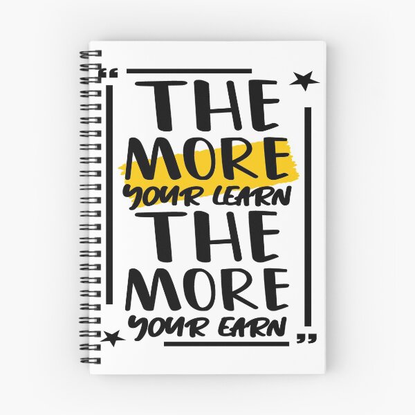 Item preview, The More You Learn The More You Earn designed and sold by SuperCutsTshirt.