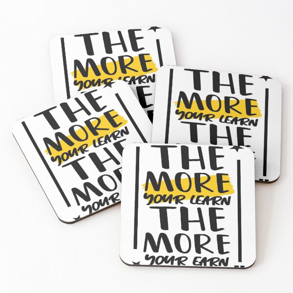 Item preview, The More You Learn The More You Earn designed and sold by SuperCutsTshirt.