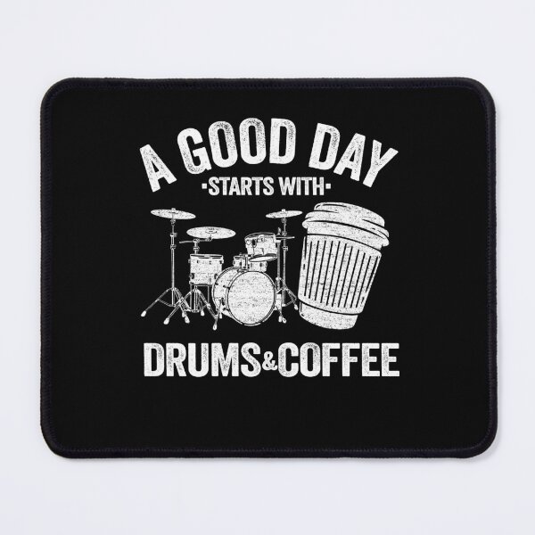 Item preview, A Good Day Starts With Drums & Coffee Drummer Gift Funny designed and sold by Stronzi.