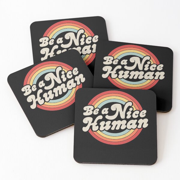 Item preview, Be A Nice Human Be Kind Women Inspirational Kindness Retro T-Shirt designed and sold by titikikitaka.