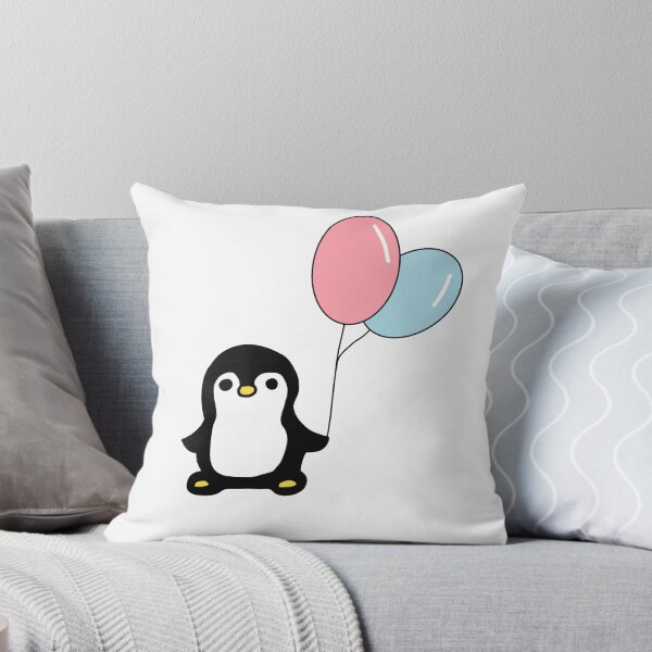 Item preview, Small penguin with balloons doodle designed and sold by FashionN5.