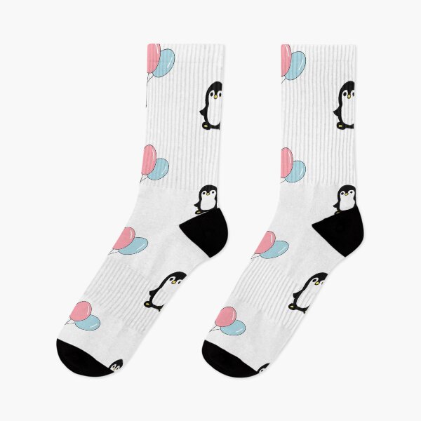 Item preview, Small penguin with balloons doodle designed and sold by FashionN5.