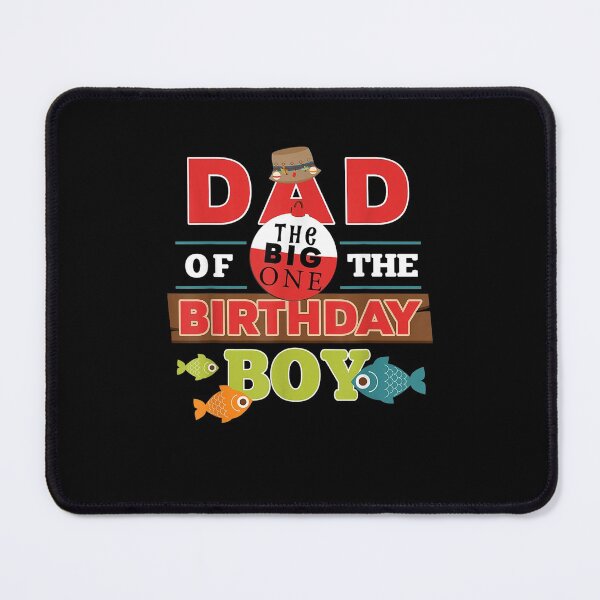 Item preview, Mens Big One Fishing Theme Dad of the Birthday Boy designed and sold by JasonNathaya.