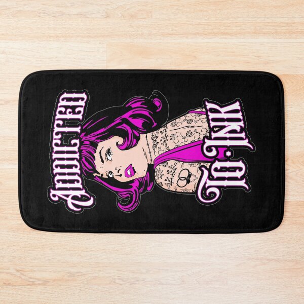 Item preview, Addicted To Ink Tattooed Girl Retro Vintage Tattoo Pop Art designed and sold by GrandeDuc.